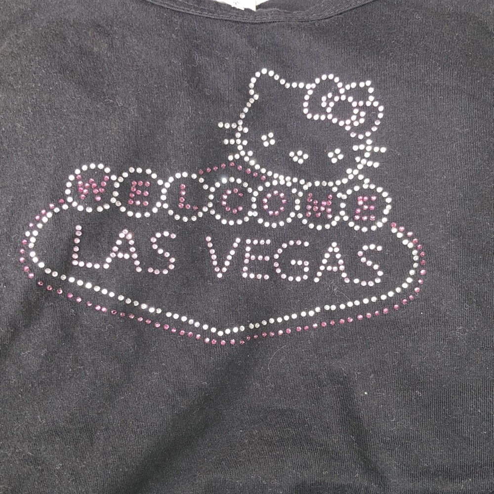 Hello Kitty Las Vegas Black T-Shirt